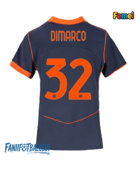 Inter Milan Federico Dimarco #32 Tricou Fotbal Replică 2025-26 Femei Treilea